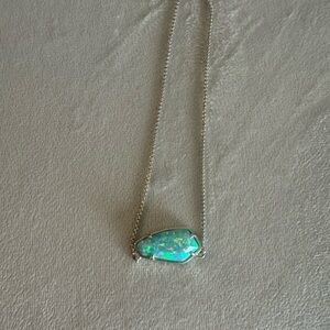 Kendra Scott Turquoise Kyocera Opal Necklace